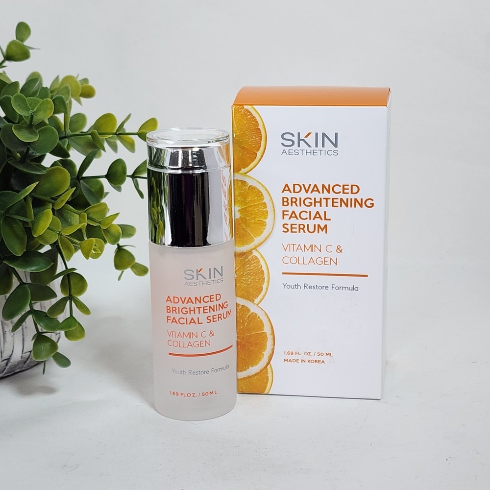 Skin Aesthetics Advanced brightening Vitamin C & Collagen Face Serum 1.69 fl oz